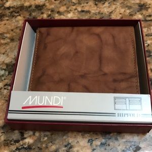 Mundi Tan Leather Wallet